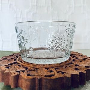 Flora Art Glass Bowl, Oiva Toikka Finland